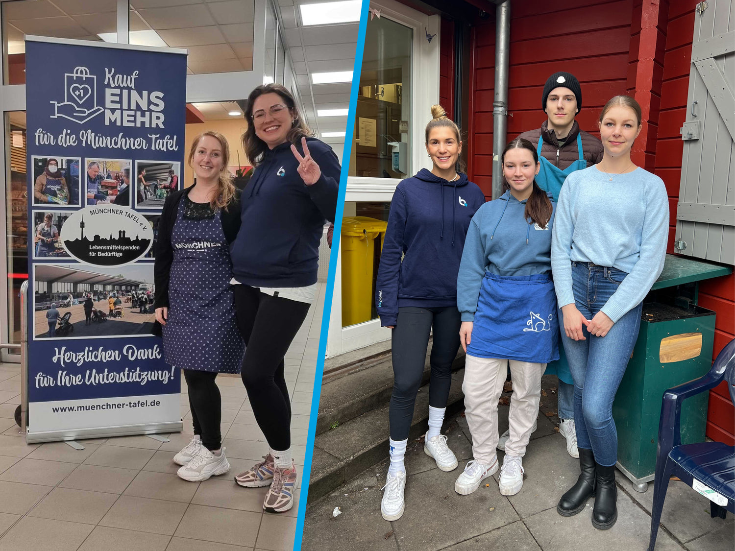 Bluplanet-Team setzt Zeichen der Solidarität: Ein Tag im Einsatz für Bedürftige