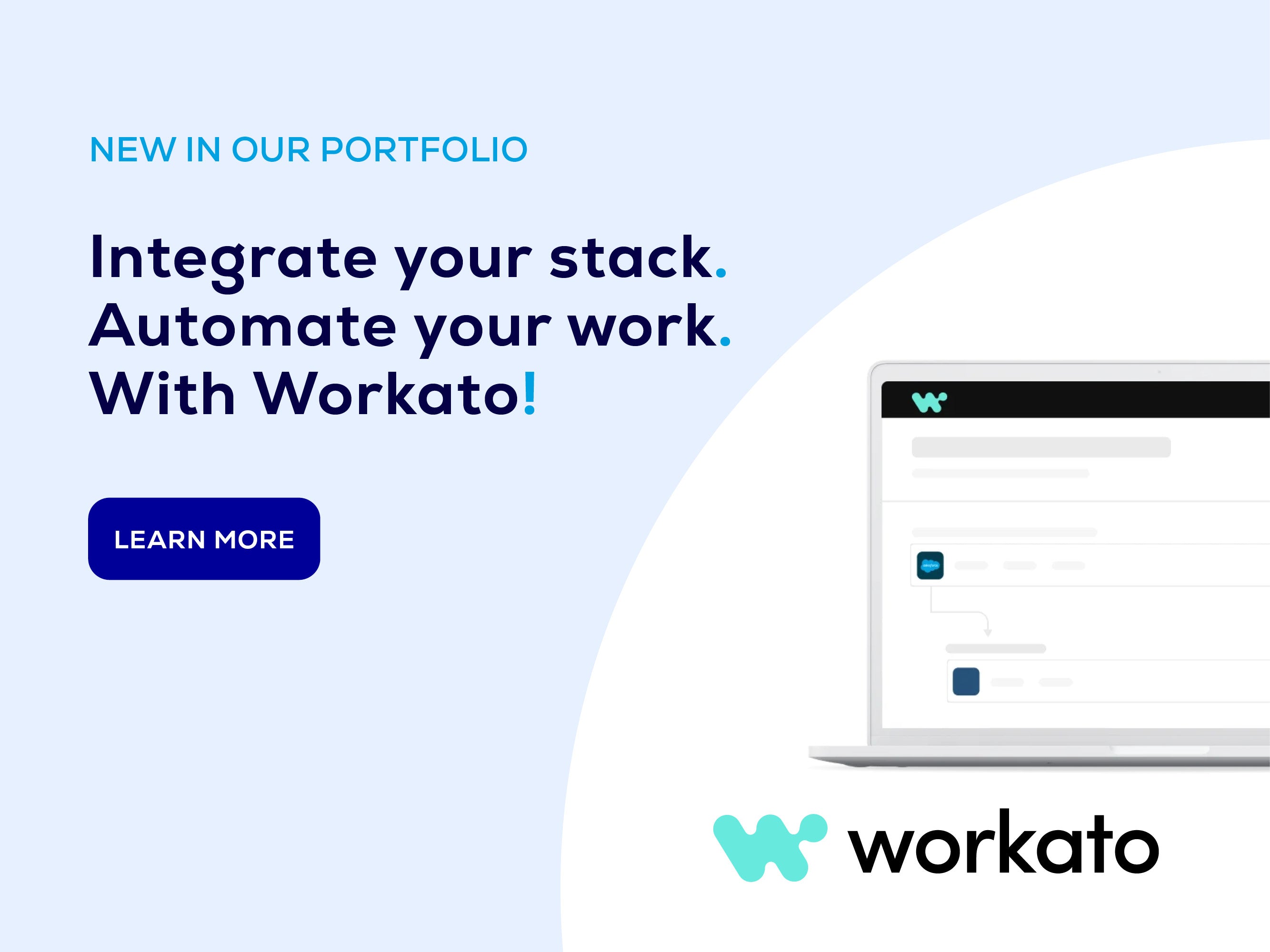 bluplanet ist jetzt workato Partner