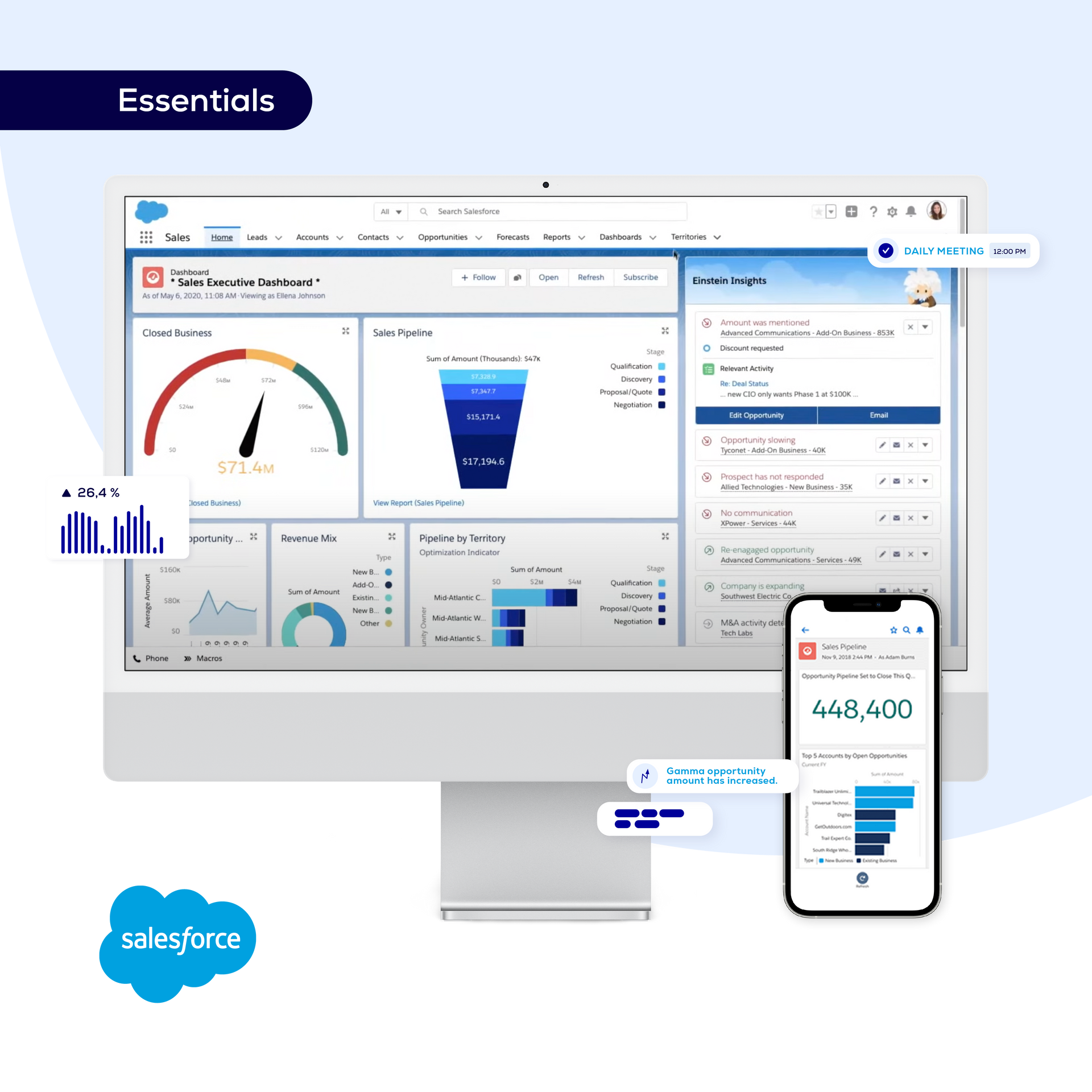 Salesforce Sales & Service Cloud Essentials (KMU & Start-Ups)